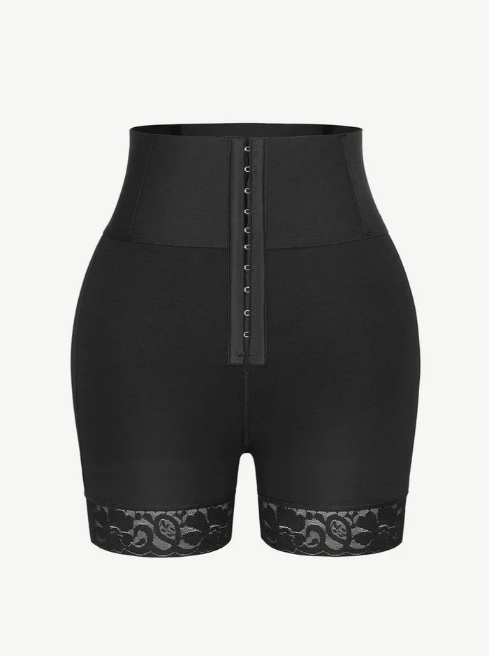 Slim high waist butt lifter shorts.