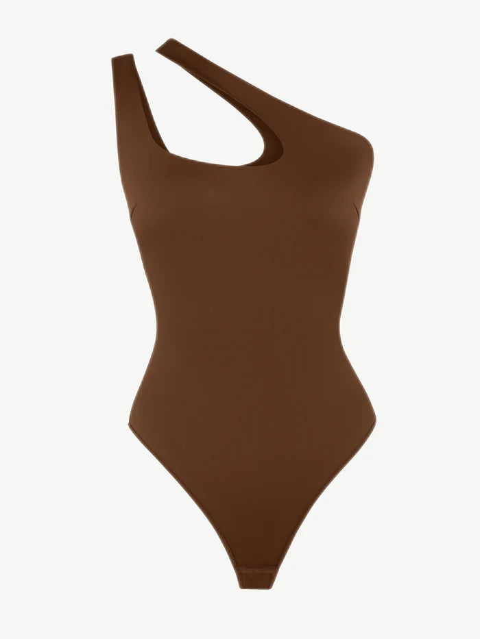 Slimming One-Shoulder Bodysuit