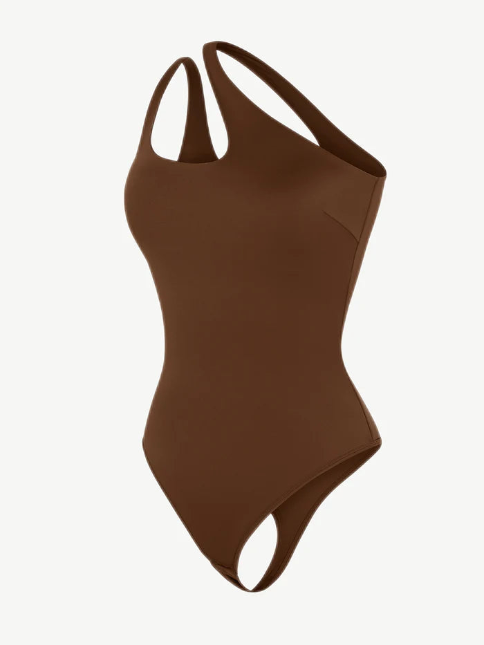 Slimming One-Shoulder Bodysuit