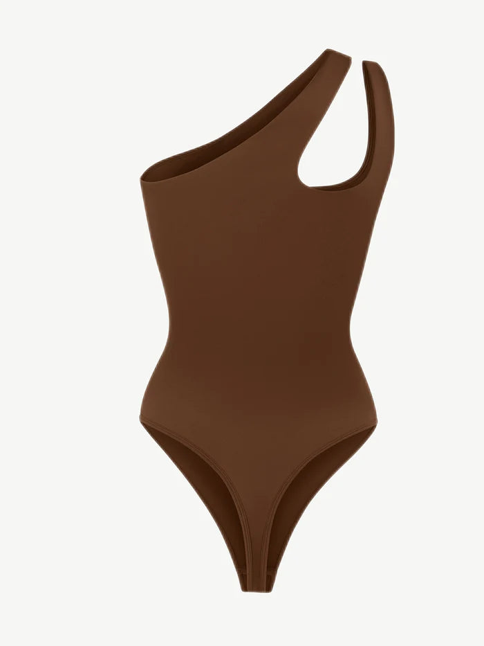 Slimming One-Shoulder Bodysuit